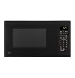 GE Countertop Microwave Oven, Compact 0.9 Cubic Ft., 900-watt Capacity, 7 Auto Cooking Settings, Child-Lock Technology, Kitchen Essentials for the Countertop, Dorm Room or Apartment, Black