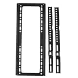 Garneck Universal Black Metal Tv Wall Mount Bracket with Space-Saving Design and Fixed Holder for LED LCD Flat Screen Tvs, Easy to Install and Secure for Home Use