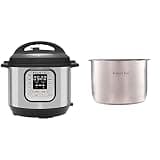 Instant Pot Duo 8 Qt Electric Pressure Cooker + Stainless Steel Inner Pot