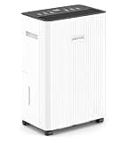 2500 Sq. Ft. Dehumidifier for Basement, 32 Pint Dehumidifiers for Home with Drain Hose, Smart Humidity Control Humidistat, Ultra-Quiet 32dB Moisture Control with 24H Timer for Bathroom, Bedroom & RV