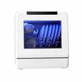 Temprium 8 Programs Countertop Dishwashers, Dishwashing machines Mini Dishwashers with 5 L Built-in Water Tank No Hookup