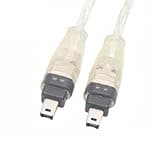 QFDRRFIJT 2pcs Data Adapter 1394 Firewire USB 2.0 to 4pin to 6pin Data Cable IEEE 1394 Connection Cable Camera DV Acquisition Card(13944P vs 4P)
