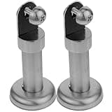 SOESFOUFU Toilet Partition Support Feet for Public Restroom Stainless Steel Bathroom Partition Hardware Accessories 5.31X2.36X2.36 Inch Board Legs with Kickstand Easy Installation