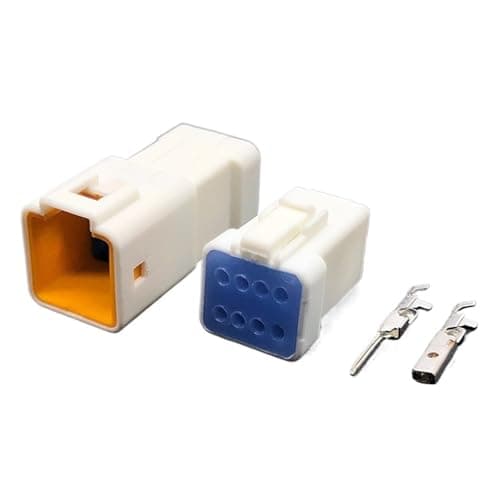 automotive electrical connectors 1 Set 2 3 4 6 8 Pin JST JWPF Automotive Wa*/ter/*proof Cable Connector Socket 0.7 MM Male and Female Butt Pl/*ug compatible with the JST06R-JWPF-VSLE JST06T-JWPF-VSLE(