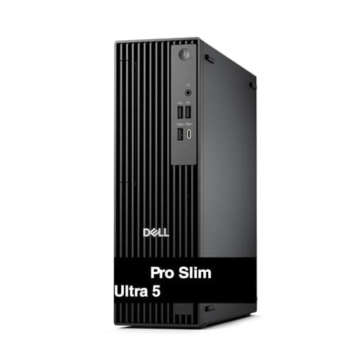 Dell Pro Slim QCS1250 Business Mini Desktop (Intel Ultra 5-235, Intel Graphics, 16GB DDR5, 512GB SSD, 180W PSU, RJ-45, 1 Display Port, 1 x HDMI 2.1, Win 11 Pro)