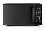 Compact 1.1 Cu. Ft. Microwave Oven, 1000W With 10 Power Levels, Eco Mode & Child Lock - Black