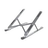VURUPZAKS Foldable Laptop Stand 8 Level Adjustable Ergonomic Computer Stand for Laptops Up to 17.3 Inches(Gray)