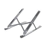 VURUPZAKS Foldable Laptop Stand 8 Level Adjustable Ergonomic Computer Stand for Laptops Up to 17.3 Inches(Gray)