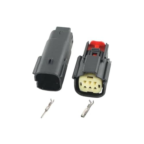 BTYSEQ 6 Pin Female Male Waterproof Automotive Connector 33472-0606 33482-0601 With Terminals(6P female and male,20 sets)