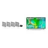 Sony BRAVIA Theater Quad 16-Speaker Home Theater System (HT-A9M2) with 55-Inch 4K Ultra HD LED Smart TV (K-55S20M2) Bundle