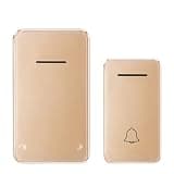 ONMYJFD Self-Powered Doorbell No Battery Waterproof Led Light US EU Plug Cordless DoorBell Chime