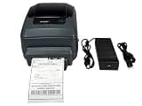 Tekswamp GX420T Thermal Transfer Barcode Label Printer Cutter LAN USB Serial GX42-102412-000