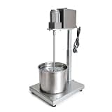 BDJSN Vertical Stand Mixer, 15w Electric Liquid Stirrer, 400 RPM Adjustable Height Mixing Machine with 304 Stainless Steel Shaft and Paddle, for Water-Based, Oil-Based and Chemical Liquids