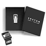 Kacenray Personalized Dual USB Flash Drive, Custom Logo Memory Stick Type-C for Real Estate Closing Gifts, Creative Agencies, Corporate Onboarding, with Optional Presentation Box (50,8 GB)
