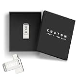 Kacenray Personalized Dual USB Flash Drive, Customized Pen Drive with Logo, Bulk Swivel Thumb Drives for Corporate Welcomes, Seminar Giveaways, with Optional Presentation Boxes (50,16 GB)