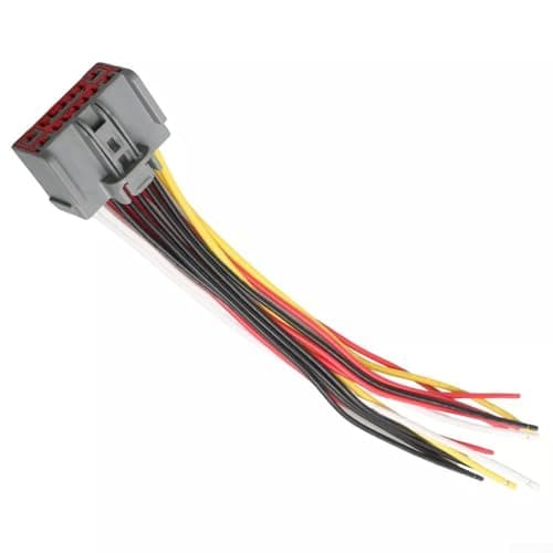 Pigtail Harness Compatible with for Ford WPT-955 3U2Z-14S411-BJAC, Gray ABS Electrical Connector Replacement for Interior Switches & Controls, Wear-Resistant Wire Repair