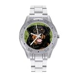 FekiLoot Watch for Men Big Face Stainless Steel Wrist Watch Personality