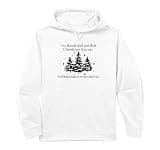 Go Ahead Put That Christmas Tree Up Nothing Makes Any Sense Performance Hoodie