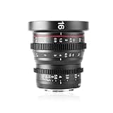16mm T2.2 Manual Focus Aspherical Portrait Cine Lens, Micro Four Thirds (MFT, M4/3) Mount, Compatible for Olympus Panasonic Cameras,for Photography