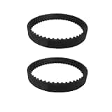 Teemuday 2-Packs 153-3MV-7 153-3GT-7 Short Belt Compatible with Shark Upright Vacuum, Replacement Front Soft Brush Roller Drive Belt Compatible with AZ2000 AZ2002 HZ2000 LA500 LA502 Series