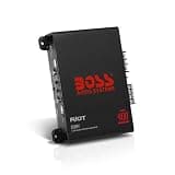 BOSS Audio Systems R1004 Riot Series 4 Channel Amplifier Car Audio - Class A/B, 400 High Output, 2-8 Ohm Stable, High/Low Level Inputs, Full Range