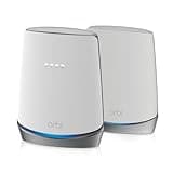 NETGEAR Orbi Cable Modem Router Combo Mesh System (CBK752) DOCSIS 3.1 – AX4200 WiFi 6 (4.2 Gbps) – Certified with Xfinity (up to 900Mbps, Spectrum & Cox (up to 1Gbps) – Covers 5,000 sq.ft.