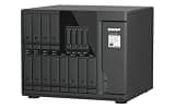 QNAP TVS-h1677AX-R5-16G 16-Bay Desktop Hybrid NAS, AMD Ryzen 5 6-Core (up to 5.1 GHz), Dual 10GbE + 2.5GbE, QuTS Hero ZFS, for Virtualization, 4K/8K Video Editing, Databases & Private Cloud