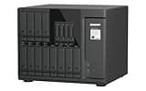 QNAP TVS-h1677AX-R5-16G 16-Bay Desktop Hybrid NAS, AMD Ryzen 5 6-Core (up to 5.1 GHz), Dual 10GbE + 2.5GbE, QuTS Hero ZFS, for Virtualization, 4K/8K Video Editing, Databases & Private Cloud