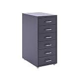 ntumLeap Sturdy Grey Steel Lateral File Cabinet with Drawers,41 X 28 X 69 Cm,Modern Design for Office & Document Storage,& Space-Saving Solution,