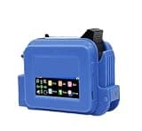 HUALUCK Blue 12.7mm Portable Mini Handheld Thermal Inkjet Printer Text Barcode Image Batch Number Date Label Coder(Without Ink)