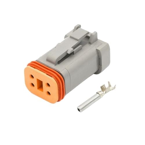 AICNRUT DT06-4S-E003 With Cover Automotive Connector Waterproof Female Head With Female Terminal 1062-16-0122(FEMALE_20SET)