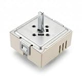 EGO 120V 50.59130.006 15A Infinite Heat Switch Replacement, Heavy Duty Commercial Cooking Equipment Parts with Split D Shaft