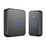 ONMYJFD Waterproof Doorbell Outdoor Smart Home Door Bell Chime Kit LED Flash with 56 Tones House Chimes Receiver