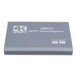 LICAEVEY Video Card, 4K HD Multimedia Interface USB 3.0 60FPS Game Live Streaming, with Built in 3.5mm Microphone Input, for Camera PC Laptop DSLR