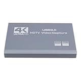 LICAEVEY Video Card, 4K HD Multimedia Interface USB 3.0 60FPS Game Live Streaming, with Built in 3.5mm Microphone Input, for Camera PC Laptop DSLR