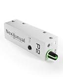 P2 Portable in-Ear Monitor Amplifier,Personal Headphone Amp with XLR/TRS Input 3.5mm Output,Headphone Amp with Stereo/Mono Switch, Seven-Color Breathing Light(Button switch)