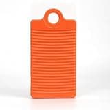 Wooden Washboard for Hand Percussion, Folk Music Instrument with Metal Ridges, Traditional Scraper for Jug Bands & Skiffle