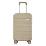kensie 22" Graceful Hardside Carry-On Luggage, Light Taupe