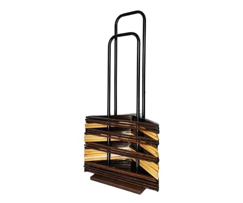 VCREATC Hanger Stacker, Clothes Hanger Holder Organizer Stand, Portable Hanger Storage Rack, Large Wire and Velvet Hanger Holder for Laundry Room, Commercial Hanger Storage (Black Large - 32.7" H)