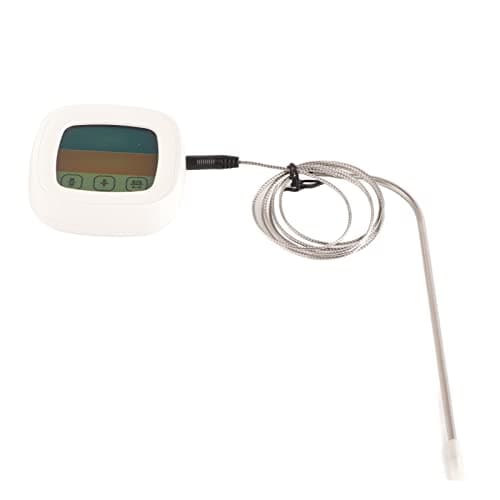 Meat Thermometer Digital Kitchen Oven, LED Display, Multifunctional with 8 Food Modes and 5 Cooking Levels - Easy Operation, Magnetic Back, Ideal for BBQ and Baking
