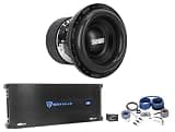Sundown Audio X-12 V.3 D2 Bundle: 12 in 5000-Watt Peak/2500-Watt RMS DVC 2-Ohm Car Subwoofer, dBcomp4 3000-Watt Mono Amplifier, RWK0CU 0 AWG Wiring Kit, 3-Items