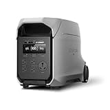 EF ECOFLOW DELTA 3 Ultra Plus Portable Power Station, 3072Wh LiFePO4 Battery, 3600W (7200W Surge) Output, Expandable to 11kWh, Solar Generator (Panel Optional), Reliable Home Battery Backup & Camping