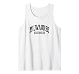 Milwaukee WisconsinVintage Sports Retro OS1 Black Design Tank Top