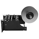 tuuhuciapx Labeling Machine Iron Manual Desktop Mount Hand Joystick Operation High Speed 10-30pcs/min High Precision ±0.5mm for Round Bottles 0.79-4.72in Diameter Cosmetic Beverage