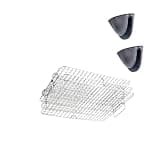 Air Fryer Rack,Compatible For Ninja, Grill XL Air Fryer, Multi-Layer Dehydrator Rack Toast Rack Air Fryer Accessories