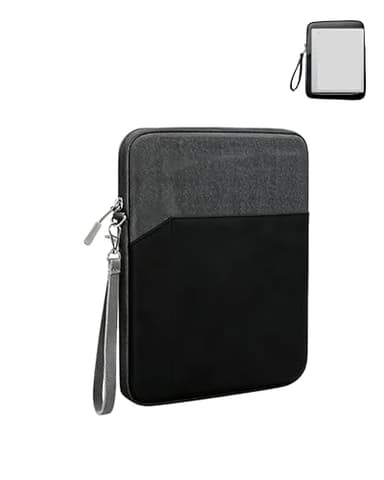 Tablet Sleeve for Remarkable Paper Pure,WUNIAK 360° Protective Carrying Case, Water-Resistant Storage Bag for Remarkable Paper Pure,Black.