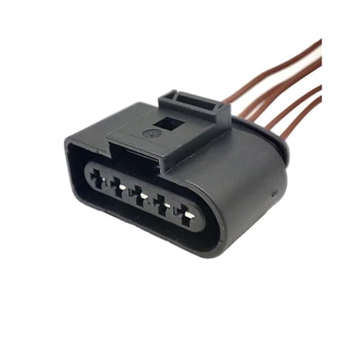 1/5/10 / Compatible 1x Connector 5-Way 4D0 973 725 W/Out Wire 0090-547 (1pcs) LMNJIUVD(10pcs)