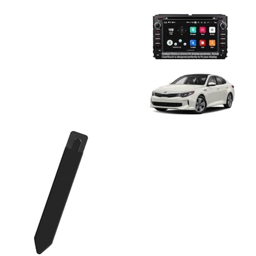 BoxWave Stylus Pouch Compatible with Kia 2020 Optima Hybrid (8 in) - Stylus PortaPouch, Pen Stylii Holder Carrier Portable Self-Adhesive - Jet Black