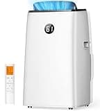 AGTANA 14000 BTU Portable Air Conditioner for Large Room up to 700 Sq. Ft, 3-in-1 Self-Evaporating AC with Fan & Dehumidifier, Floor Standing Portable AC Unit with Remote Control, Auto Swing, White