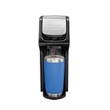 Hamilton Beach FlexBrew Single Serve Coffee Maker, Coffee Machine Compatible with Pod Packs and Grounds, Black Next Gen (49900)